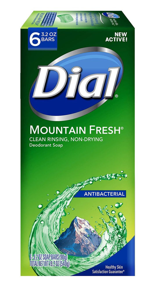 Dial Antibakterielle Seife, Mountain Fresh, 3,2 Unzen, 6er-Pack