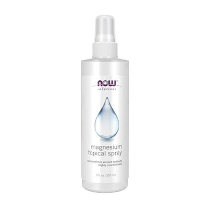 NOW Foods Solutions Magnesium Topical Spray – 237 ml, aus dem uralten Meeresboden, hochkonzentriert