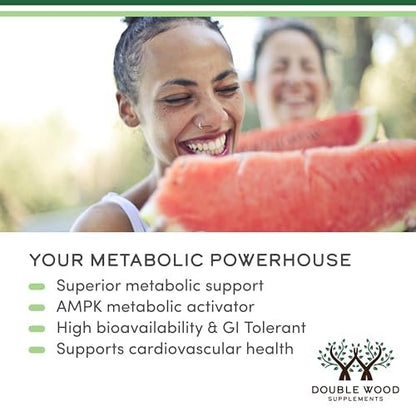 Berberin Supplement 500mg, Hohe Reinheit 97% HCl, 60 Kapseln (Drittgeprüft, Nicht-GVO, Glutenfrei, Vegan) – AMPK-Aktivator – Berberin HCL für Herz-Kreislauf-Gesundheit von Double Wood