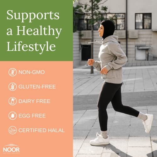 Noor Vitamins Energy+ Multivitamin – Halal Multivitamin für Energie, Immunsystem & Vitalität mit 26 Vitaminen & Mineralstoffen, Schwarzkümmel, Datteln, Honig, für Männer & Frauen, Gelatinefrei, 2-Monats-Vorrat