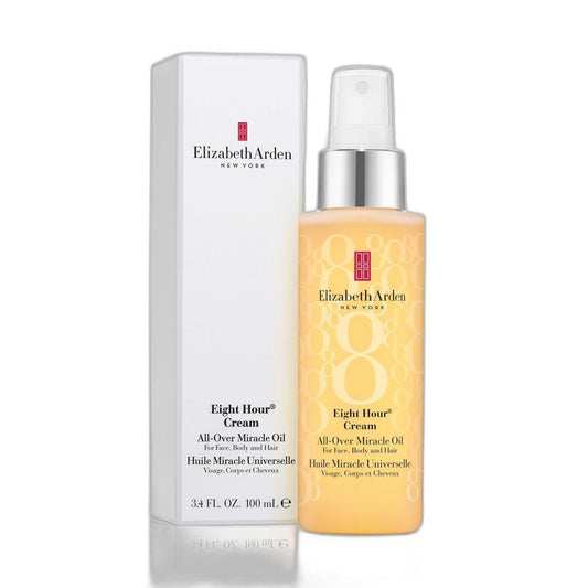 Elizabeth Arden Eight Hour All-Over Miracle Oil – Feuchtigkeitsspray für Gesicht, Körper und Haar mit Vitamin E und Tsubaki-Öl, 100 ml