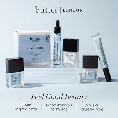 butter LONDON Nagelhautentferner Flüssigkeit, Melt Away – Nagelhautöl-Peeling & Weichmacher, entfernt sanft trockene, überwachsene Nagelhaut für gesund aussehende Nägel – schnell wirkend & schmerzfrei – 0,4 Fl Oz