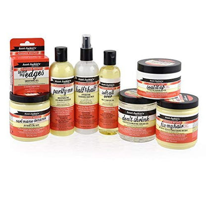 Aunt Jackie's Flaxseed Recipes Seal It Up, Feuchtigkeitsspendende Versiegelungsbutter, Hilft geschädigtes Haar zu reparieren und zu schützen, 213 g