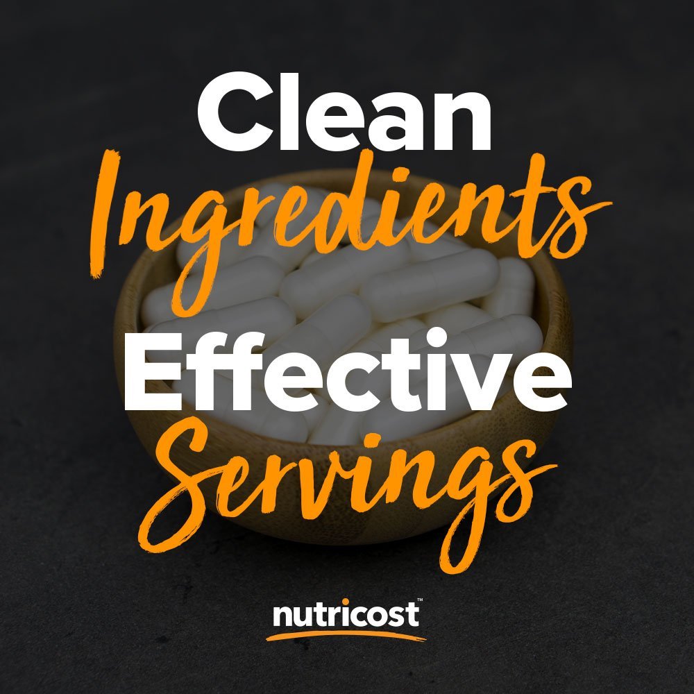 Nutricost L-Tyrosin 500mg, 180 Kapseln – Glutenfrei & Nicht-GVO