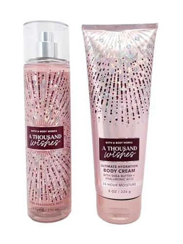 Bath & Body Works Signature Collection – A Thousand Wishes Geschenkset mit Duftspray & Körpercreme (2-teilig)