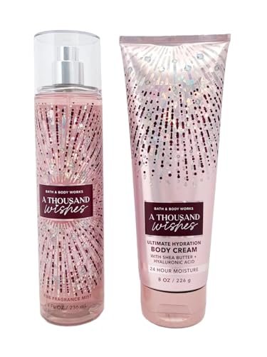 Bath & Body Works Signature Collection – A Thousand Wishes Geschenkset mit Duftspray & Körpercreme (2-teilig)