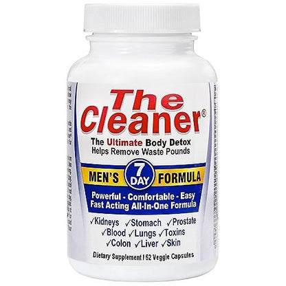 Century Systems The Cleaner Detox – 7-Tage-Komplettreinigung für Männer, 52 Kapseln