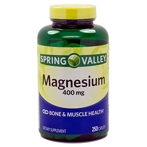 Spring Valley Magnesium 400 mg – 250 Tabletten – Mineralstoff Nahrungsergänzung