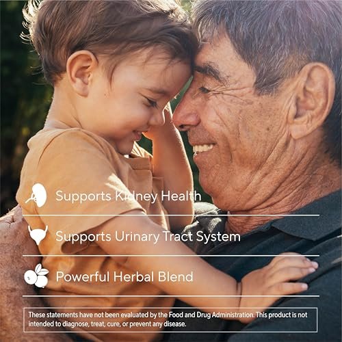 Premium Nierenreinigung Supplement – Starke Nierenunterstützung mit Cranberry und Astragalus – Fördert gesunde Nieren und Harnwege – Nierenreinigung & Reparatur – 60 Kapseln