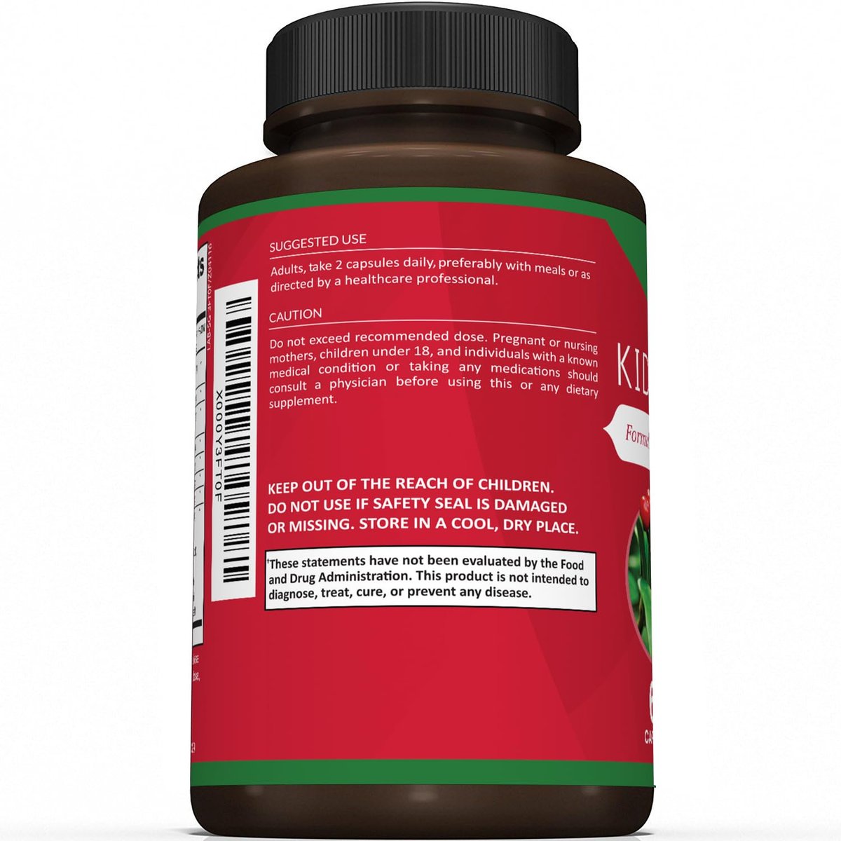 Premium Nierenreinigung Supplement – Starke Nierenunterstützung mit Cranberry und Astragalus – Fördert gesunde Nieren und Harnwege – Nierenreinigung & Reparatur – 60 Kapseln