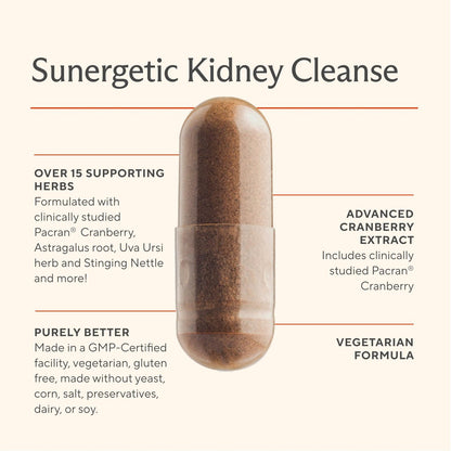Premium Nierenreinigung Supplement – Starke Nierenunterstützung mit Cranberry und Astragalus – Fördert gesunde Nieren und Harnwege – Nierenreinigung & Reparatur – 60 Kapseln