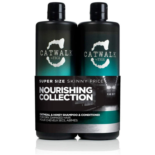TIGI Catwalk Oatmeal & Honey Shampoo und Conditioner Set - 25,36 Fl Oz (2er-Pack)