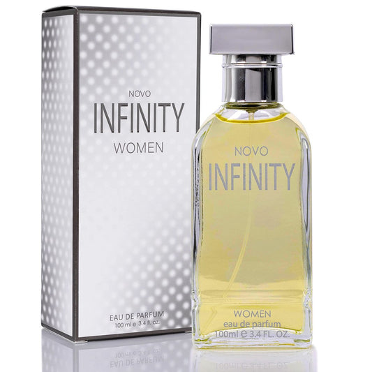 NovoGlow Novo Infinity for Women – 3,4 Fl Oz Eau de Parfum Spray – Erfrischende Mischung aus Zitrus-, Blumen- und Moschusnoten – Duft, der den ganzen Tag anhält – Perfektes Geschenk für Damen