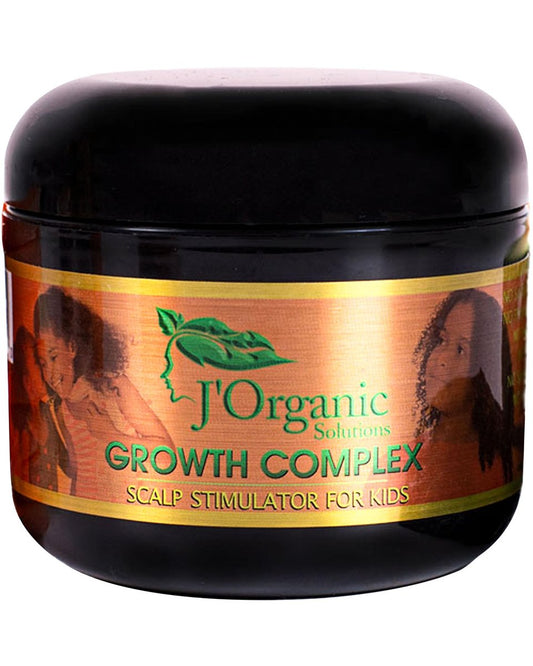J'Organic Solutions Natürlicher Haarwuchsstimulator für Kinder (Haarfett) mit Lanolin, Süßmandelöl und Rizinusöl für weiches, glänzendes Haar