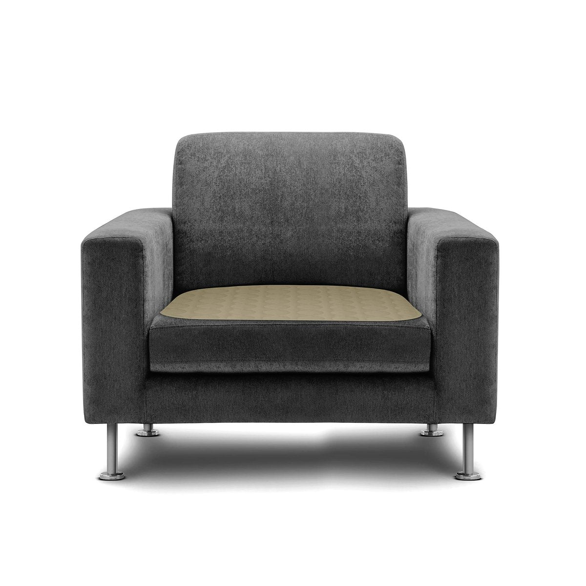 RMS Inkontinenz-Stuhlauflage – Waschbare & wiederverwendbare Sitz- und Bettunterlage 56x53 cm (Taupe)