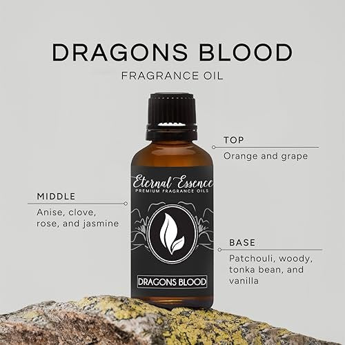 Eternal Essence Oils Drachenblut 30ml Premium Duftöl – für Kerzen, Seifenherstellung, Aromatherapie, Diffuser, Haushalt & Luftbefeuchter