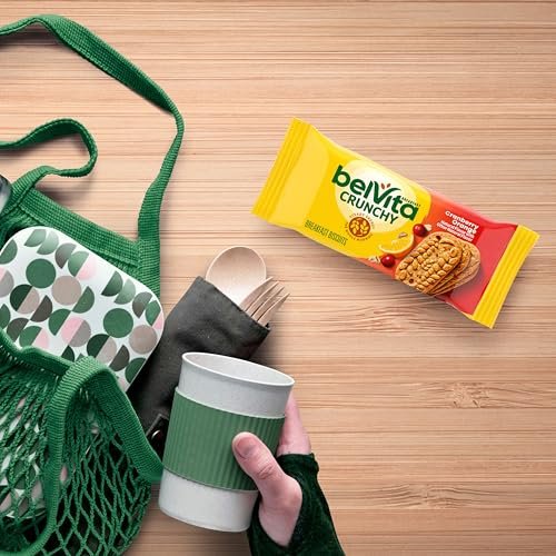 belVita Frühstückskekse, Cranberry Orange, 30 Packungen, 6 Schachteln (4 Kekse pro Packung)