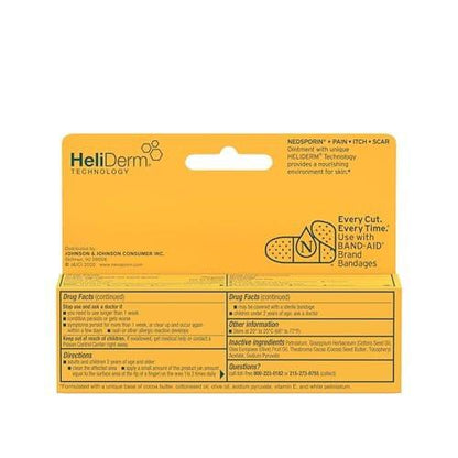 Neosporin + Schmerz, Juckreiz & Narben, Erste Hilfe Triple Antibiotika Salbe für Infektionsschutz und Wundpflege mit maximaler Schmerz- und Juckreizlinderung, hilft das Erscheinungsbild von Narben zu minimieren, 28 g