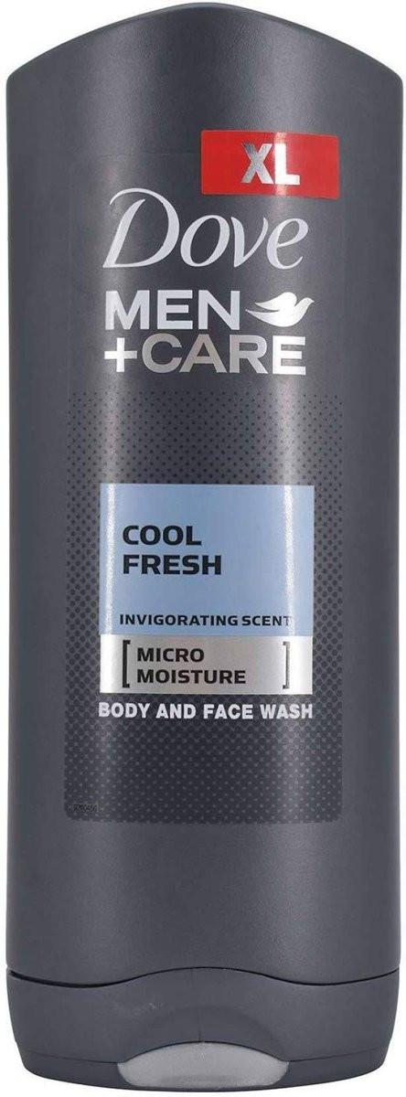 Dove Men Care Körper- und Gesichtsreinigung, Cool Fresh – 13,5 Fl Oz / 400 ml x 6er-Pack, hergestellt in Deutschland