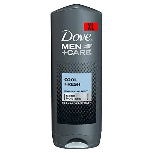 Dove Men Care Körper- und Gesichtsreinigung, Cool Fresh – 13,5 Fl Oz / 400 ml x 6er-Pack, hergestellt in Deutschland