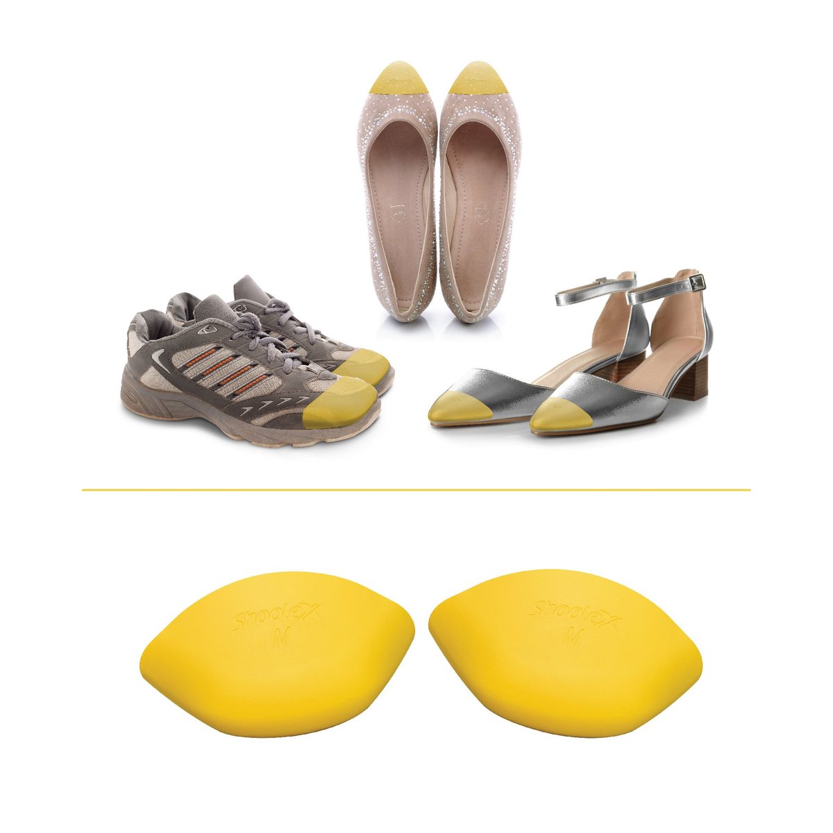 Shoolex Großer Schuhfüller, Unisex Schuheinlagen, um große Schuhe passend zu machen, Medium