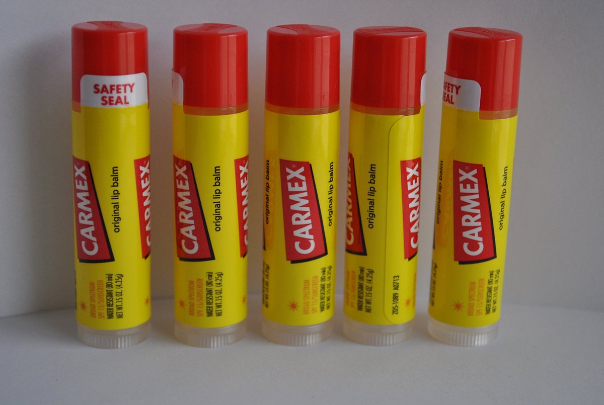 Carmex Original Lippenbalsam (5er-Pack) – Intensive Pflege für trockene Lippen