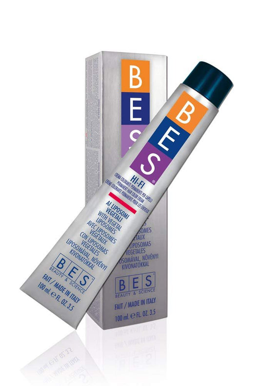 BES HI FI COLOR MIT GEMÜSE-LIPOSOMEN 3.5 OZ 100 ML / 6.1 DUNKEL ASCHBLOND – Permanente Haarfarbe
