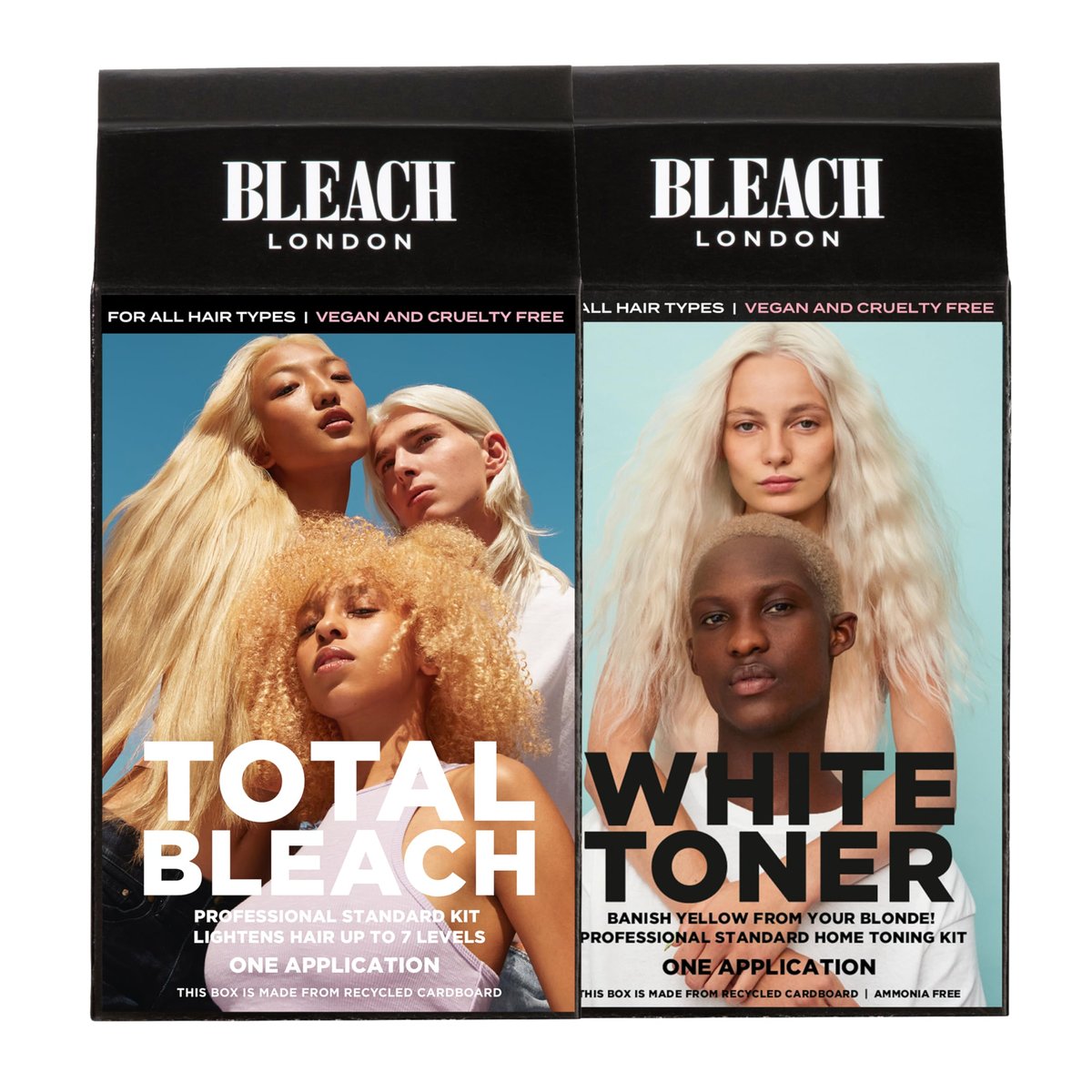 Bleach London White Toner Kit & Total Bleach Kit – Komplettset zum Aufhellen und Tönen