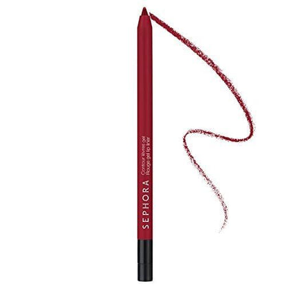 SEPHORA COLLECTION Retractable Rouge Gel Lip Liner 12 The Red – Präziser Lippenkonturenstift in Rot