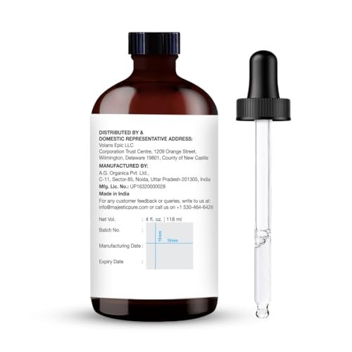 Majestic Pure Grapefruitöl – 100% reines und natürliches ätherisches Öl mit Glaspipette, 118 ml – ideal für Diffuser, Aromatherapie, Seifen- und Kerzenherstellung