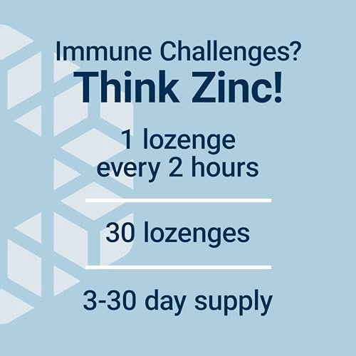 Life Extension Enhanced Zinc Lozenges – Zinkacetat zur optimalen Immununterstützung, starke Immunantwort, ionisches Zink, Non-GMO, glutenfrei, vegetarisch, 30 Lutschtabletten