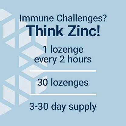 Life Extension Enhanced Zinc Lozenges – Zinkacetat zur optimalen Immununterstützung, starke Immunantwort, ionisches Zink, Non-GMO, glutenfrei, vegetarisch, 30 Lutschtabletten