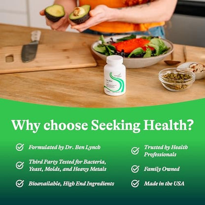 Seeking Health Ox Bile 125 – Verdauungsenzym & Gallenblasen-Unterstützung – Vegane Kapsel mit Verdauungsenzymen – 120 Kapseln