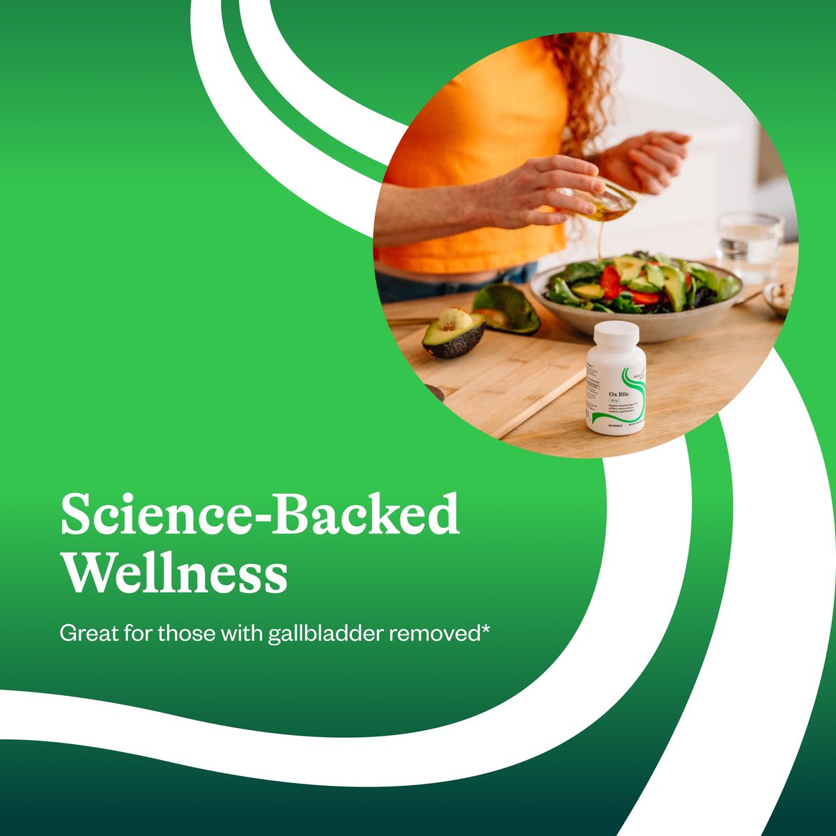 Seeking Health Ox Bile 125 – Verdauungsenzym & Gallenblasen-Unterstützung – Vegane Kapsel mit Verdauungsenzymen – 120 Kapseln