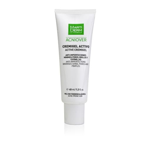 Martiderm Acniover Cremigel Activo – Pflege für fettige und zu Akne neigende Haut, 40 ml