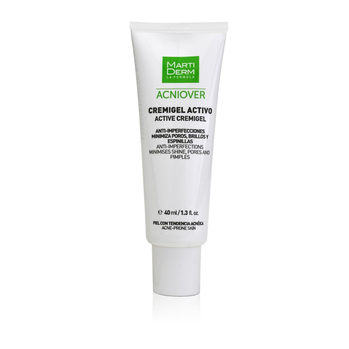 Martiderm Acniover Cremigel Activo – Pflege für fettige und zu Akne neigende Haut, 40 ml