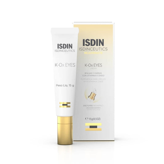 ISDIN Isdinceutics K-Ox Eyes - Reichhaltige Vitamin-K-Oxid-Augencreme gegen dunkle Augenringe und zur Verjüngung der Augenpartie, 0,5 Unzen