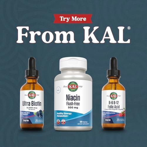 KAL Ultra Biotin 10000mcg DropIns – Flüssige Biotin-Tropfen für Haar, Haut & Nägel, hochdosiertes Vitamin B7, natürlicher Beeren-Mix-Geschmack, 59 ml (ca. 59 Portionen)