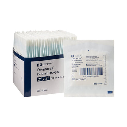Covidien Dermacea I.V. Drain-Wundtupfer, 2" x 2" (70 Stück)