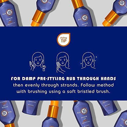 It's a 10 Haircare Miracle Oil Plus Keratin, 3 fl. oz. (2er-Pack) – Pflegendes Haaröl mit Keratin