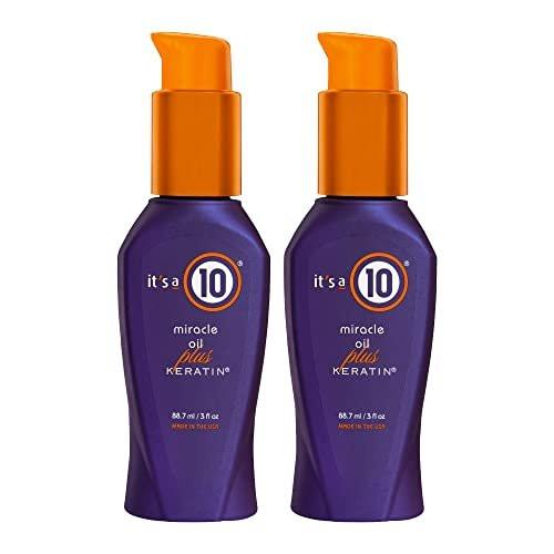 It's a 10 Haircare Miracle Oil Plus Keratin, 3 fl. oz. (2er-Pack) – Pflegendes Haaröl mit Keratin