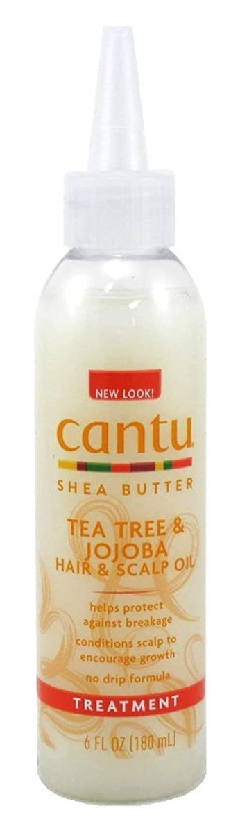 Cantu Shea Butter Tea Tree & Jojoba Haar- und Kopfhautöl 180 ml (3er-Pack)
