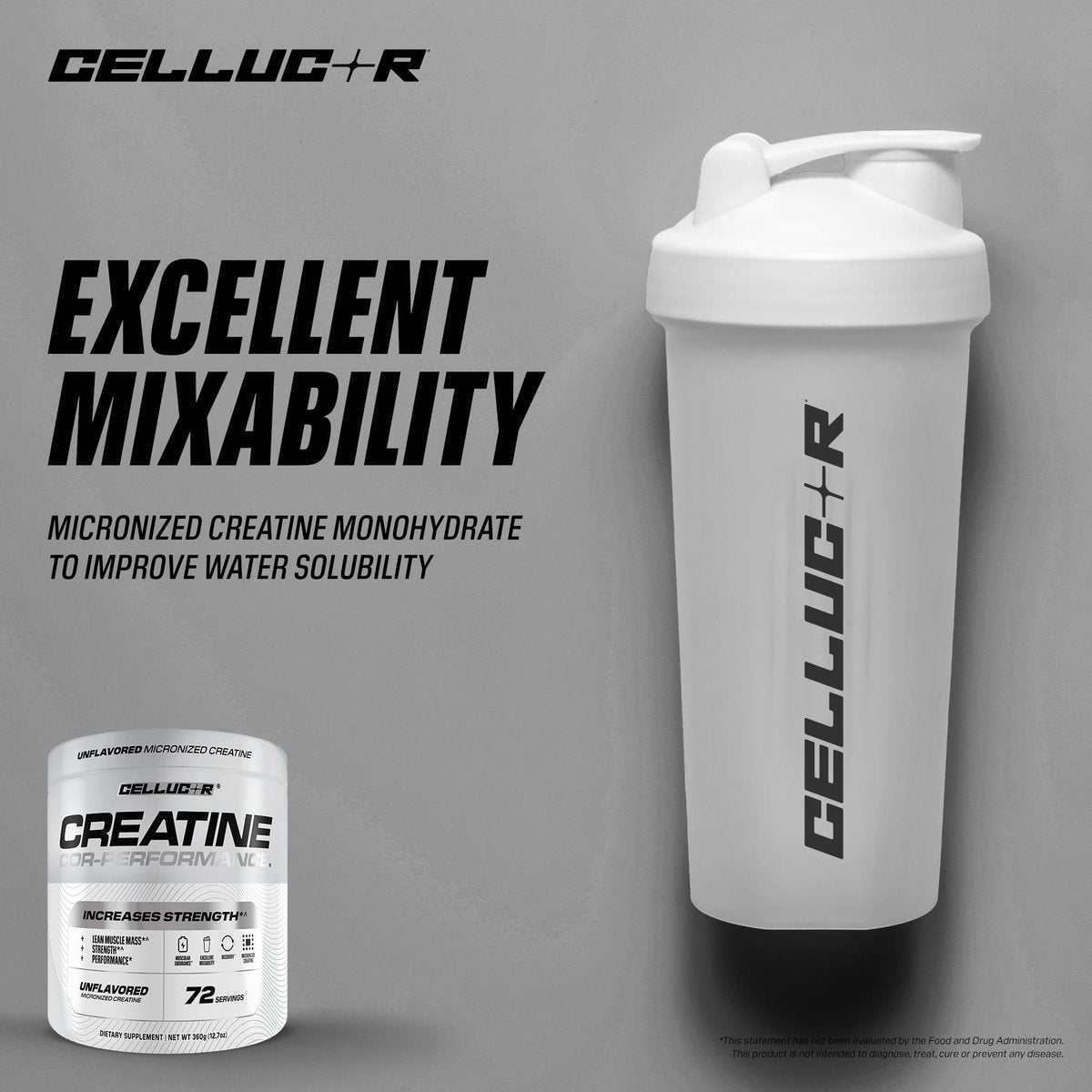 Cellucor Cor-Performance Creatin Monohydrat für Kraft und Muskelwachstum, 72 Portionen