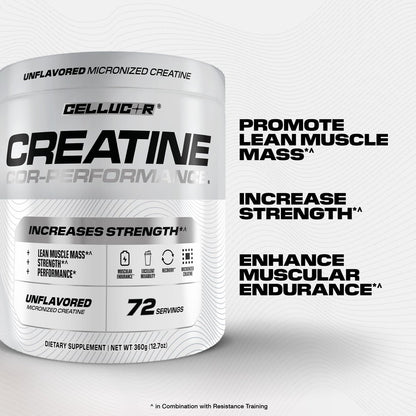 Cellucor Cor-Performance Creatin Monohydrat für Kraft und Muskelwachstum, 72 Portionen