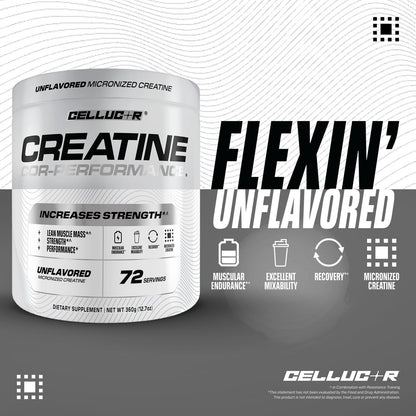 Cellucor Cor-Performance Creatin Monohydrat für Kraft und Muskelwachstum, 72 Portionen