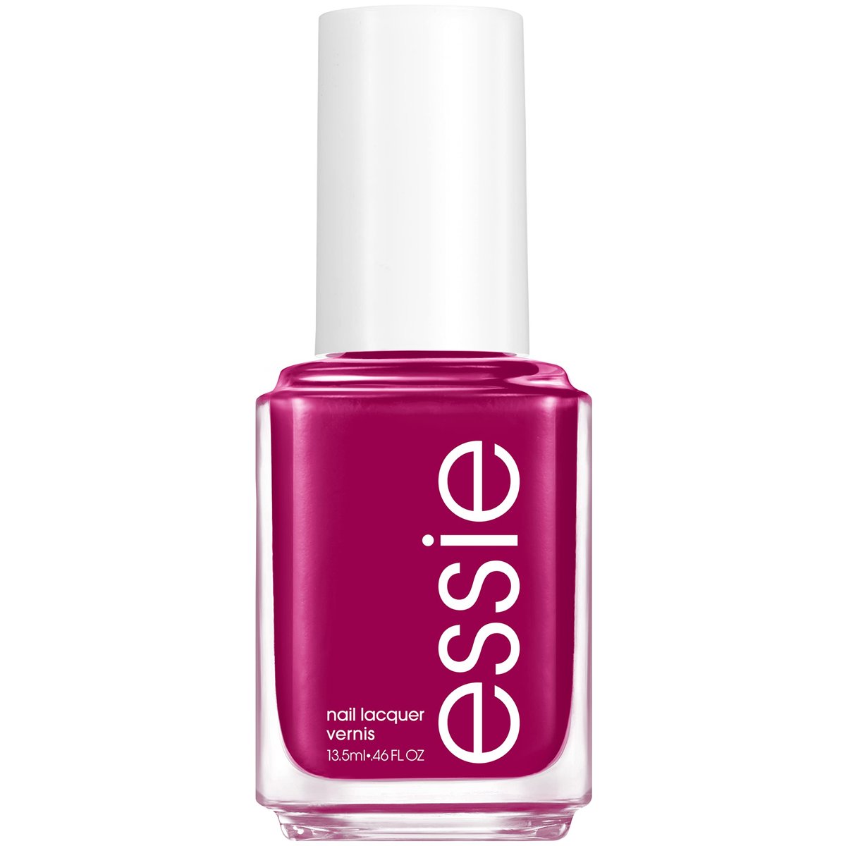 essie Nagellack Flowerista – Salonqualität, 8-Free, vegan, lebendiges Pflaumenviolett, 13,6 ml