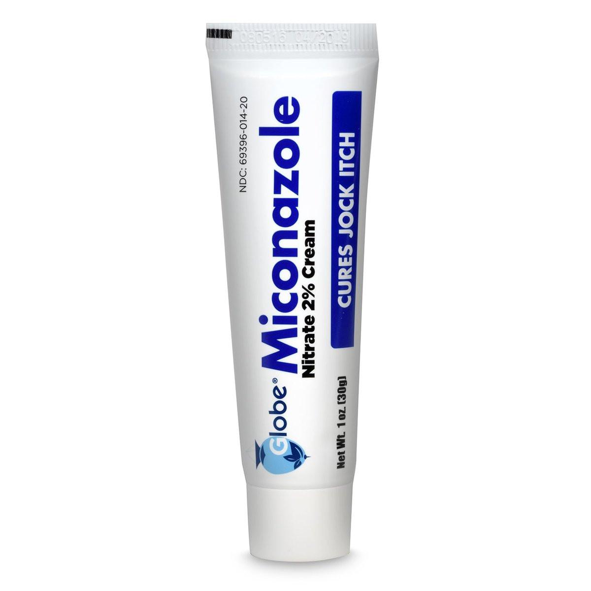 Globe Miconazol Nitrat 2% Antimykotische Creme 28 g – Behandelt Fußpilz, Juckreiz, Ringelflechte und mehr