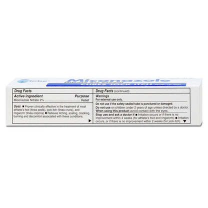 Globe Miconazol Nitrat 2% Antimykotische Creme 28 g – Behandelt Fußpilz, Juckreiz, Ringelflechte und mehr