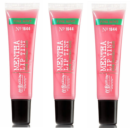 C.O. Bigelow 3er-Pack Mentha Lip Tint Pink Mint – Feuchtigkeitsspendender Lippenpflegestift mit Minzgeschmack