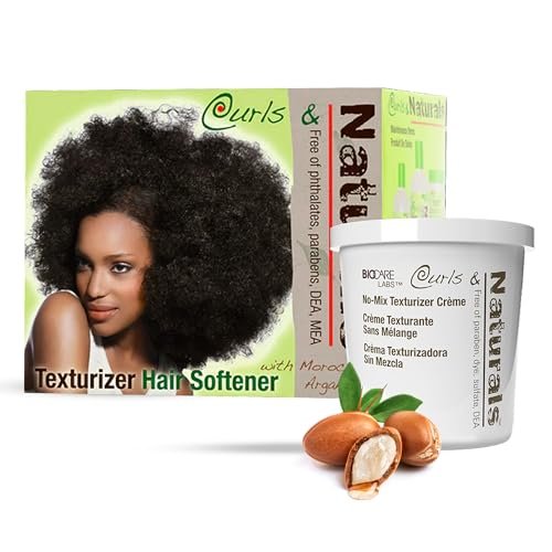 Curls & Naturals Texturizer Haarweichmacher mit Marokkanischem Arganöl – 3-teiliges Set